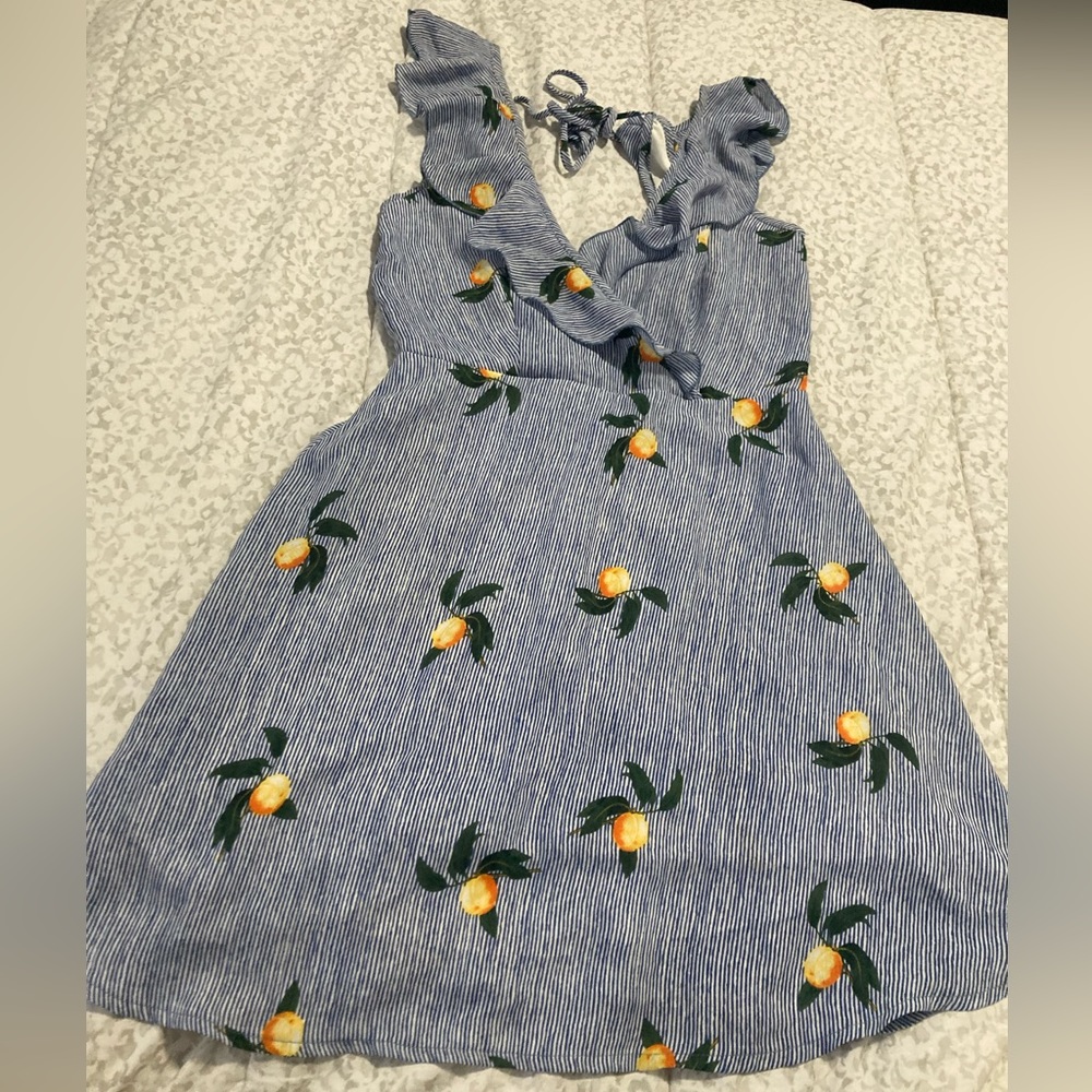 Short lemon dress